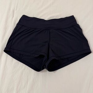 Lululemon Navy Mesh Shorts Size 6